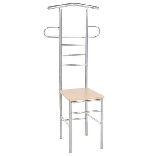 Метална закачалка тип стол, комплект от 2 бр., 52 x 40 x 120 см