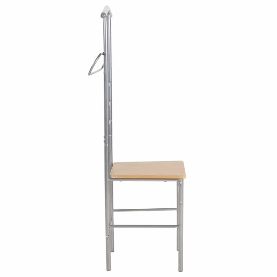 Метална закачалка тип стол, комплект от 2 бр., 52 x 40 x 120 см