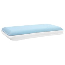Охлаждаща възглавница с бамбук и гел мемори пяна Bamboo Gel Cool, 80 x 35 x 10 см, бяла