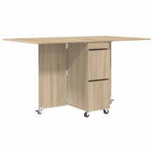 Сгъваема маса в стил Modern Minimalist, ЛПДЧ дъб сонома, 140 x 80 см
