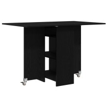 Сгъваема трапезна маса в стил Modern Minimalist, ЛПДЧ черен дъб, 115 x 70 см