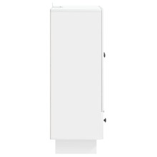 Шкаф LINEA с 2 врати и 2 чекмеджета, бял гланц, 66 x 34,5 x 95 см