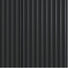 Шкаф LINEA с 3 врати и фрезовани фронтове, черен, 89 x 34,5 x 80 см