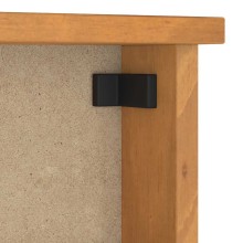 Стенна закачалка за палта SANDNES 45 x 12 x 35 см, масивна дървесина, бор
