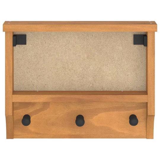Стенна закачалка за палта SANDNES 45 x 12 x 35 см, масивна дървесина, бор