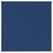 Тежко одеяло синьо 200x200 см 9 кг