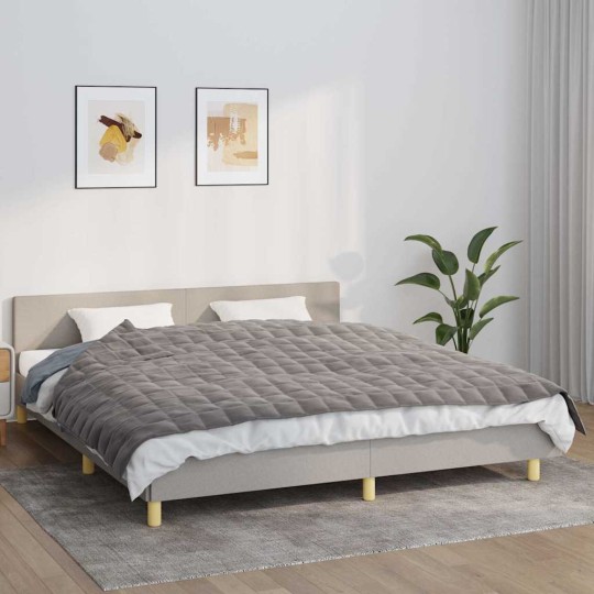 Тежко одеяло сиво 155x220 см 7 кг