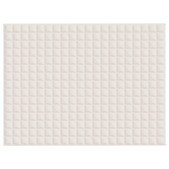 Тежко одеяло светлокремаво 150x200 см 7 кг