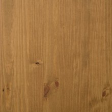 ТВ шкаф FLAM от масивна борова дървесина, с 2 чекмеджета и 2 отворени отделения, кафяв, 110 x 40 x 50 см