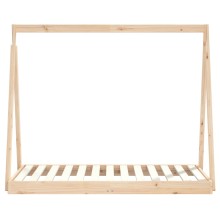 Бебешко Монтесори легло типи, 70x140 см, масивна борова дървесина