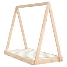 Бебешко Монтесори легло типи, 70x140 см, масивна борова дървесина