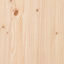 Единично легло PLANK от боров масив, натурално