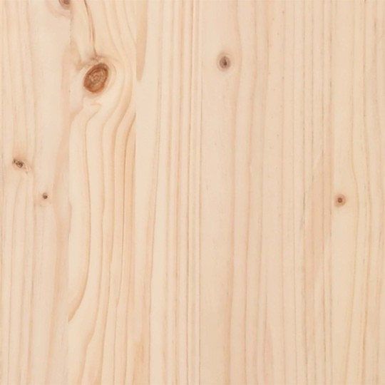 Единично легло PLANK от боров масив, натурално