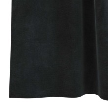 Кадифени завеси в цвят черен с текстилни гайки (уши), 2 бр., 140 x 225 см