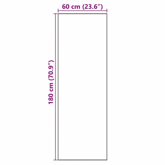 Килим за кухня Floral Print, черен 180 x 60 cm Кадифе