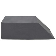 Клиновидна възглавница за крака Leg Elevation Firm, 63 x 52 x 19 см, сива