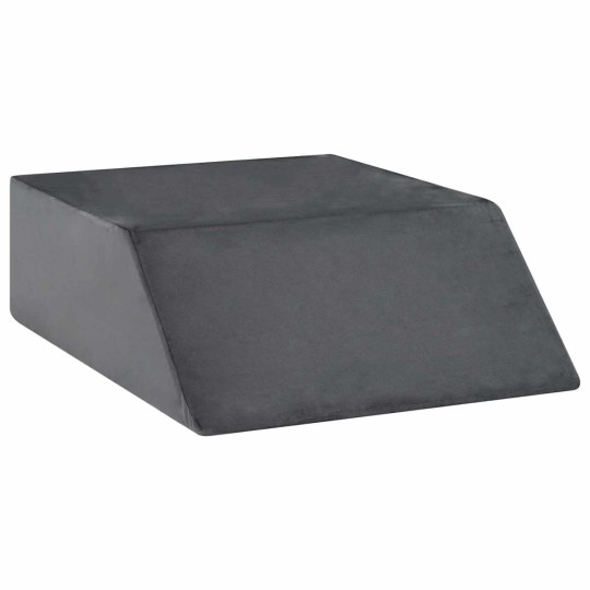 Клиновидна възглавница за крака Leg Elevation Firm, 63 x 52 x 19 см, сива
