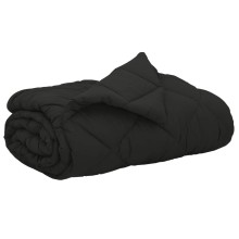 Лятна олекотена завивка Color Warm с полиестерен пълнеж, 200 г/м², черна