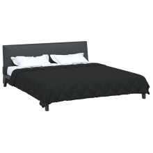 Лятна олекотена завивка Color Warm с полиестерен пълнеж, 200 г/м², черна