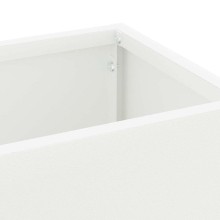 Метална поставка за чадъри MINIMAL, бяла, 15,5 x 15,5 x 49 см