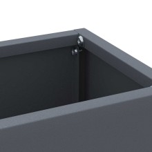 Метална поставка за чадъри PLAIN, цвят антрацит, 28 x 12 x 41 см