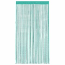 Пердета с ресни в цвят тюркоаз за тръбен корниз, 2 бр., 100 x 250 см