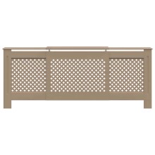 Разтегателна декоративна решетка за радиатор LUVENA, кафяв, 142-205x20,5x81,5 см