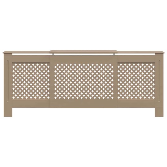 Разтегателна декоративна решетка за радиатор LUVENA, кафяв, 142-205x20,5x81,5 см