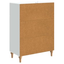 Шкаф ARCO с 2 врати и чекмедже, бял, 66 x 34,5 x 90 см