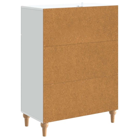 Шкаф ARCO с 2 врати и чекмедже, бял, 66 x 34,5 x 90 см