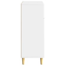 Шкаф LINEA с 2 врати и горно чекмедже, бял гланц, 66 x 34,5 x 90 см