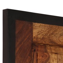 Стенни закачалки, масивна акациева дървесина, комплект от 2 бр., 35 x 110 см