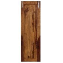 Стенни закачалки, масивна акациева дървесина, комплект от 2 бр., 35 x 110 см