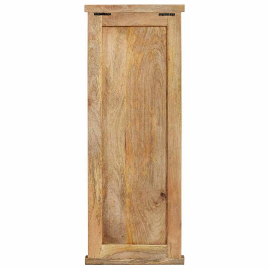 Стенни закачалки, масивна мангова дървесина, комплект от 2 бр., 38 x 100 см
