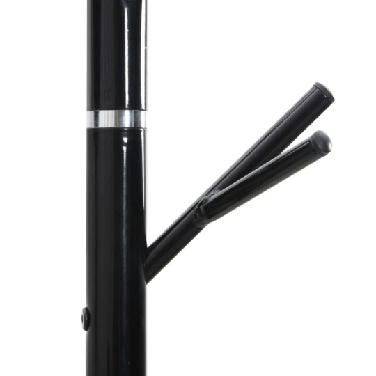 Стояща закачалка SLIM, черна, 175 см