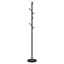 Стояща закачалка SLIM, черна, 175 см