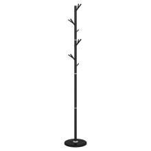 Стояща закачалка SLIM, черна, 175 см