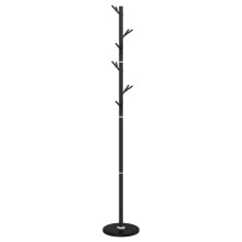 Стояща закачалка SLIM, черна, 175 см