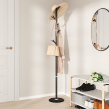 Стояща закачалка SLIM, черна, 175 см