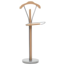 Стояща закачалка за костюм VALET, в натурален цвят, 45 x 35 x 107 см