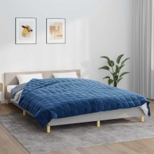Тежко одеяло синьо 200x225 см 9 кг