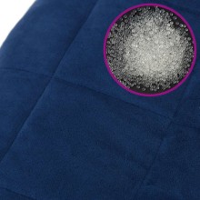 Тежко одеяло синьо 200x225 см 9 кг