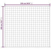 Тежко одеяло синьо 200x230 см 9 кг