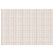 Тежко одеяло светлокремаво 155x220 см 7 кг
