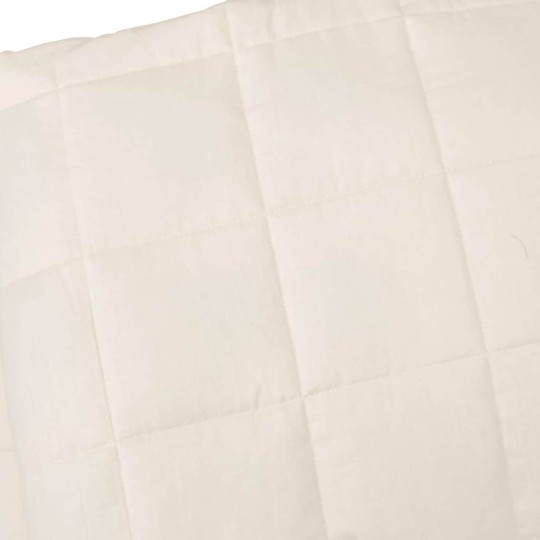 Тежко одеяло светлокремаво 155x220 см 7 кг
