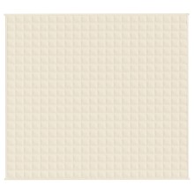 Тежко одеяло светлокремаво 200x230 см 13 кг