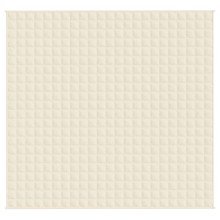 Тежко одеяло светлокремаво 220x235 см 11 кг