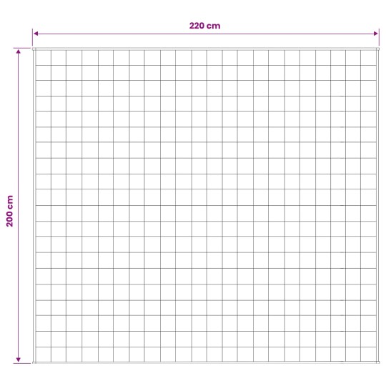 Тежко одеяло антрацит 200x220 см 9 кг