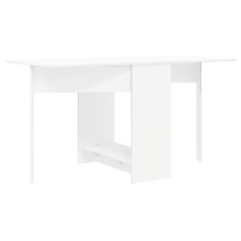 Трапезна маса в стил Modern Minimalist, сгъваема, ЛПДЧ бял мат, 138 x 70 см
