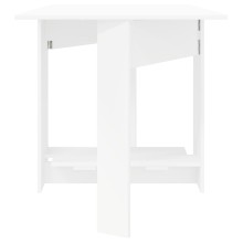 Трапезна маса в стил Modern Minimalist, сгъваема, ЛПДЧ бял мат, 138 x 70 см